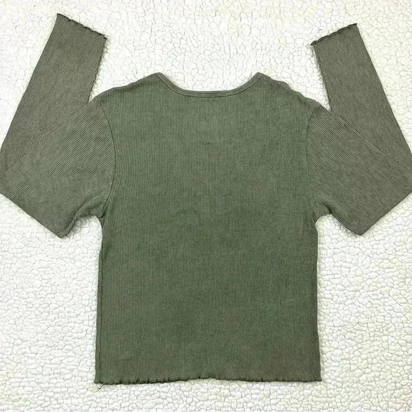 Pink Floyd “The Dark Side Of The Moon” Long Sleeve Cropped Thermal Top Size 2XL - Picture 8 of 13